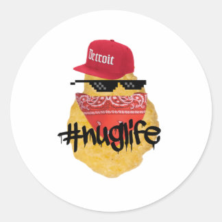 Nugget Life Stickers Runt Klistermärke