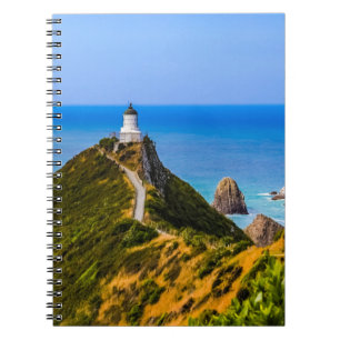 Nugget Point fyr, Nya Zeeland Anteckningsbok
