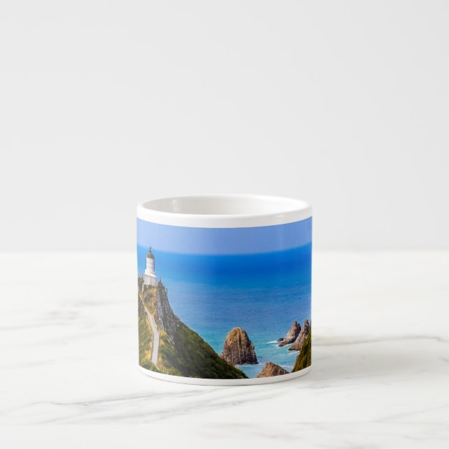 Nugget Point fyr, Nya Zeeland Espressomugg (Framsidan)
