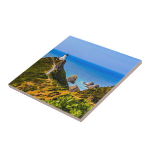 Nugget Point fyr, Nya Zeeland Kakelplatta