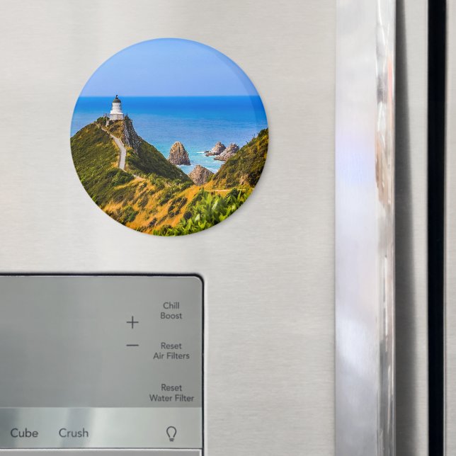 Nugget Point fyr, Nya Zeeland Magnet (In Situ (Fridge))