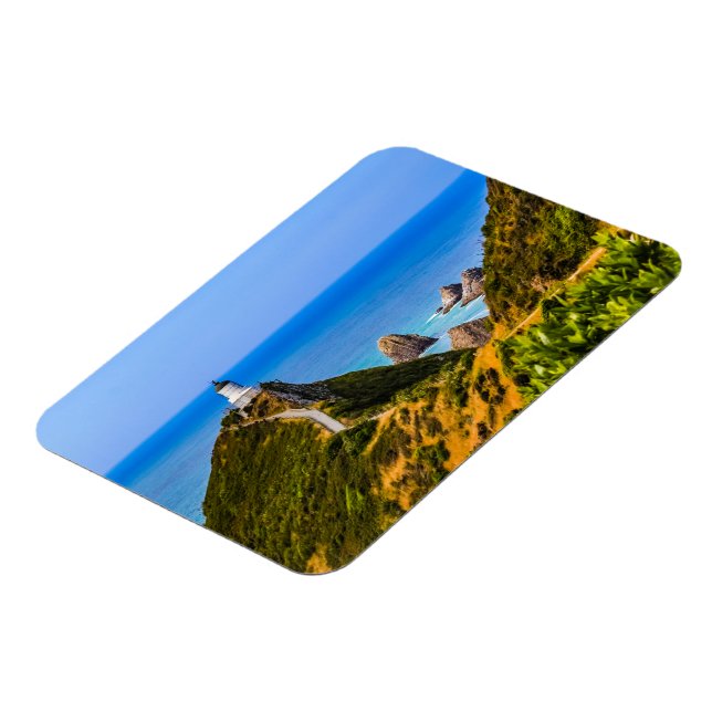 Nugget Point fyr, Nya Zeeland Magnet (Vänstra Sidan)