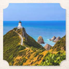 Nugget Point fyr, Nya Zeeland Underlägg Papper