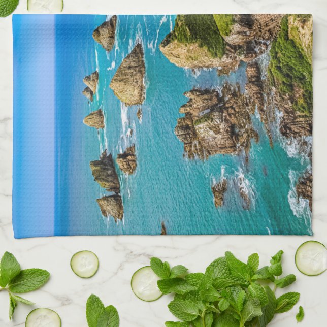 Nugget Point-öarna, Nya Zeeland Kökshandduk (Vikta)