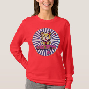 Nuggetagotchi Hund Långärmad Tee