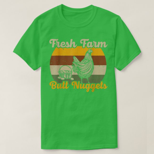 Nuggeter av färsk gårdshystynga t shirt (Design framsida)