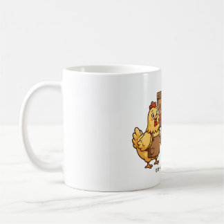 Nuggetfabrik Rolig Kycklinghållare Kaffemugge Kaffemugg
