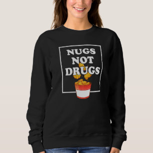 Nugs Ej läkemedel Kycklinghycklare Foodie T Shirt
