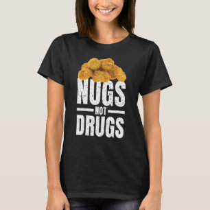 Nugs Not Drugs Tröja Rolig Kycklingnugget Tröja