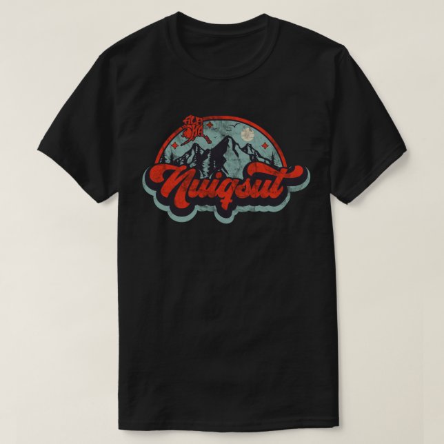 Nuiqsut, Alaska T Shirt (Design framsida)