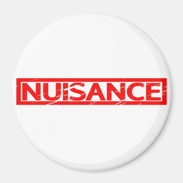 Nuisance Frimärke Magnet (Framsidan)