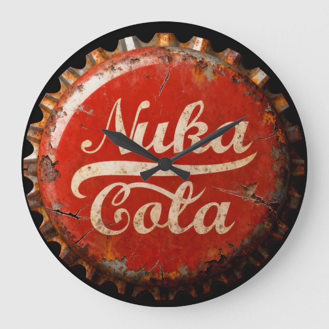 Nuka Cola Clock Stor Klocka (Framsida)