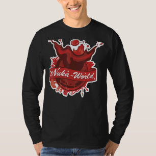 Nuka World Färg Fallouts 4 T Shirt