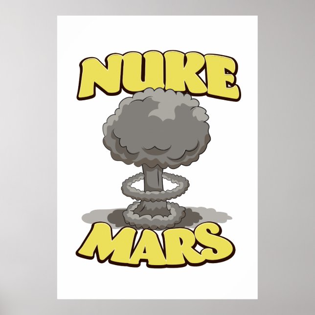 Nuke Mars Poster (Framsidan)