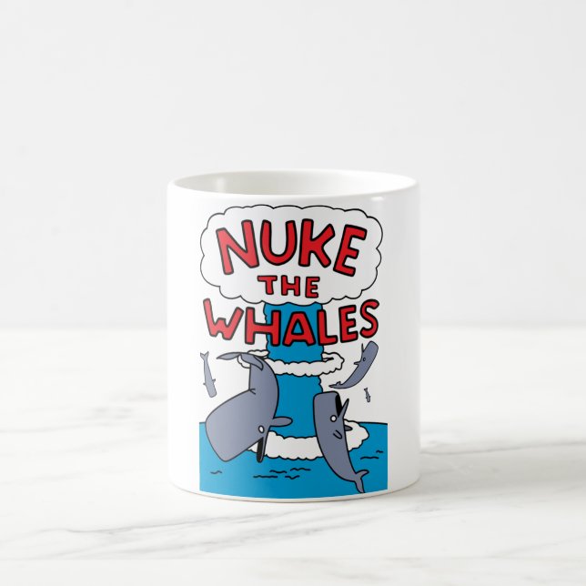 Nuke the Whales Kaffemugg (Center)