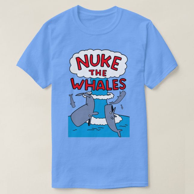 Nuke the Whales T Shirt (Design framsida)