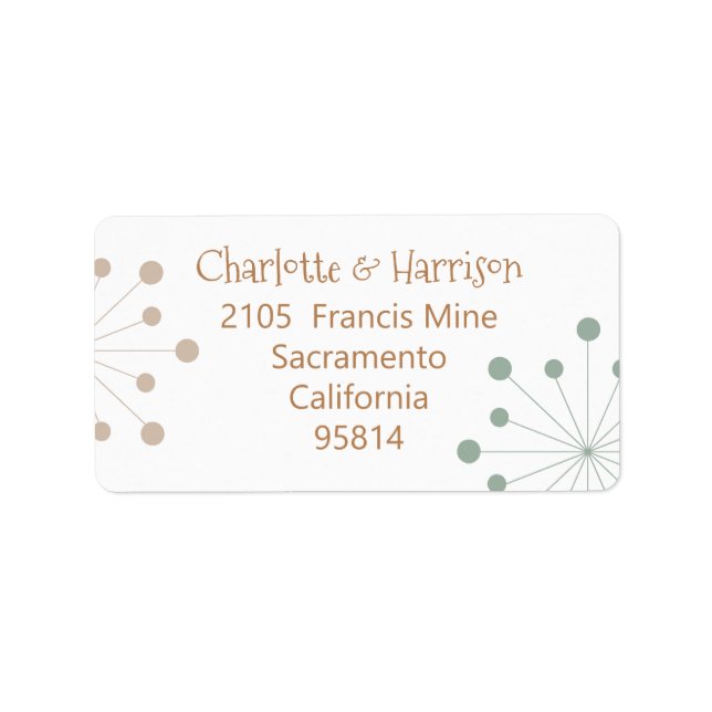 Nukleär kärnsprängning Bröllop Adressetikett (Framsidan)