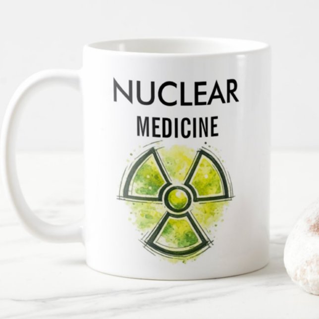 NUKLEÄRMEDICIN Teknolog Team Stolthet Gåva Kaffemugg (Skapare uppladdad)
