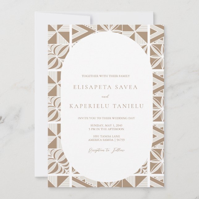 Nuku'alofa-inbjudan Inbjudningar (Framsida)