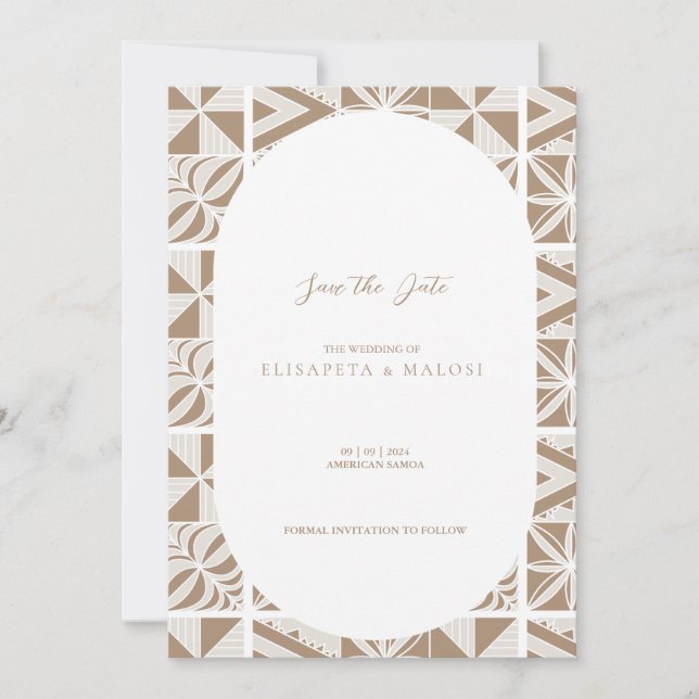 Nuku'alofa Spara Datumet (Framsida)