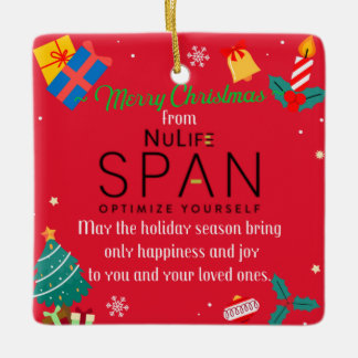 NuLifeSpan-julfest Julgransprydnad Keramik