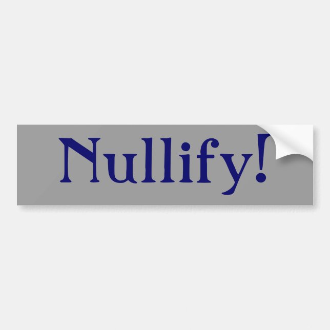 Nullify! Bildekal (Framsidan)