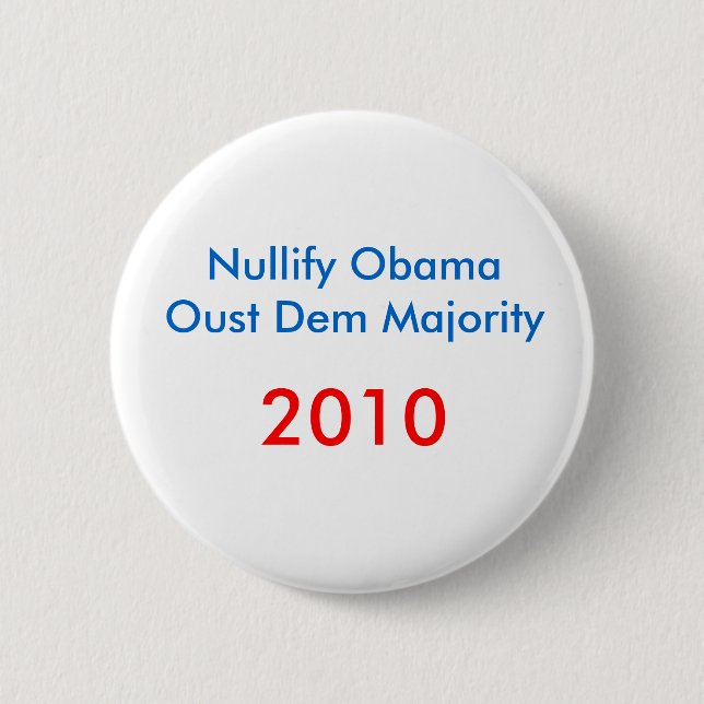 Nullify den ObamaOust Dem-majoriteten, 2010 Knapp (Framsida)