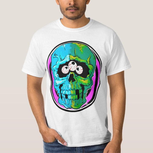 numb skalleskjorta tee shirt (Framsida)