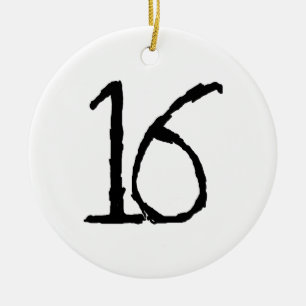 Number16 Julgransprydnad Keramik