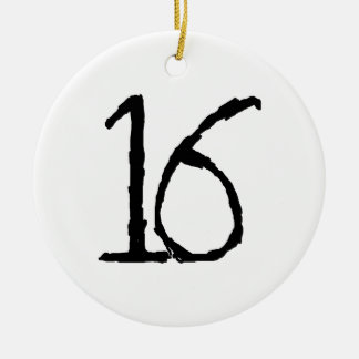 Number16 Julgransprydnad Keramik