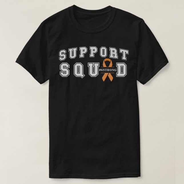 Number6 Strong Support Squad Premium  T Shirt (Design framsida)