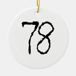 Number78 Julgransprydnad Keramik
