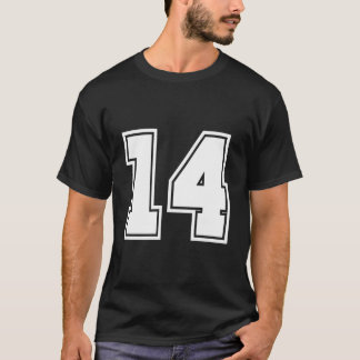Number 14 No Fourn 14 Jerseys Player T Shirt