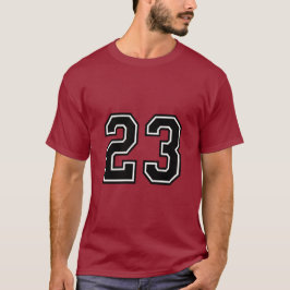 Number 23 Varsity Sports Jersey | 23rd Birthday T Shirt