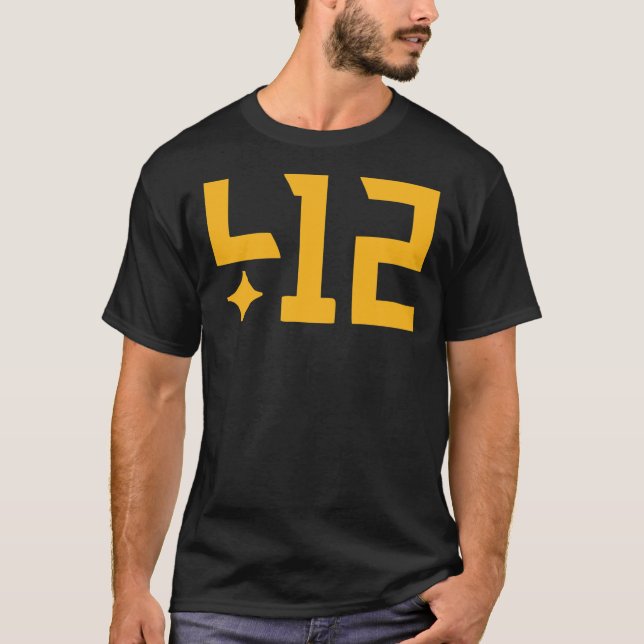 Number 412 Classic T-Shirt (Framsida)