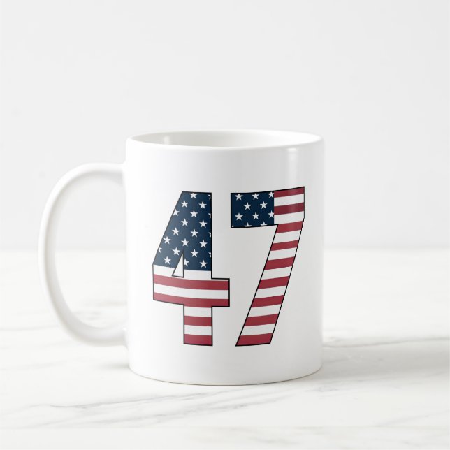 Number 47 Coffee Mug Kaffemugg (Vänster)