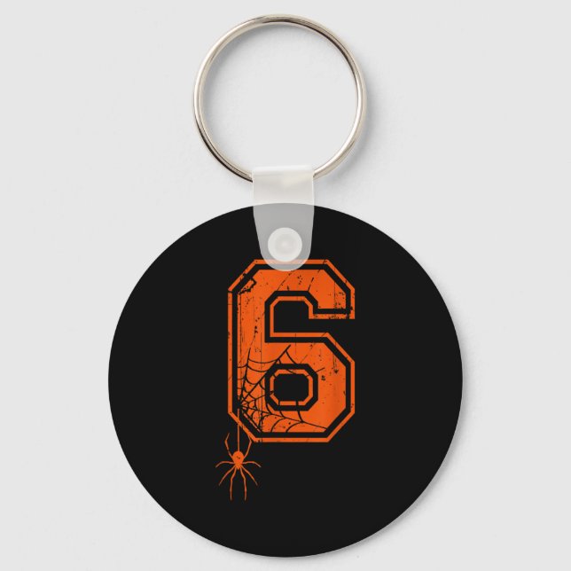 Number 6 67 Meme Halloween Sder Costume Matching G Nyckelring (Framsida)