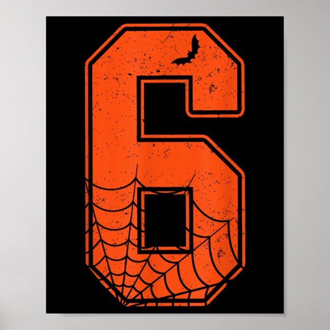 Number 6 67 Meme Kostym Matchande Grupp Halloween  Poster (Framsidan)