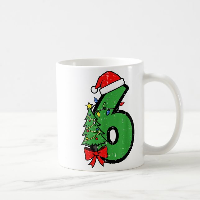 Number 6 Christmas 6 7 Matching 67 Meme Men Women  Kaffemugg (Höger)