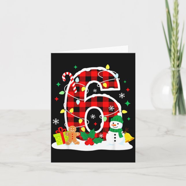 Number 6 Funny 67 Six Seven Meme Matching Couple C Kort (Framsida)