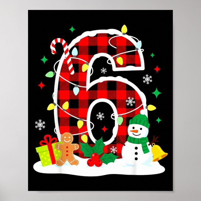 Number 6 Funny 67 Six Seven Meme Matching Couple C Poster (Framsidan)