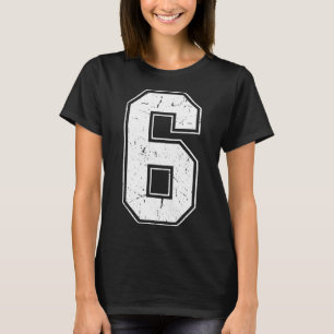 Number 6 Matchande Kostym 67 Meme Kostym Nöd T Shirt