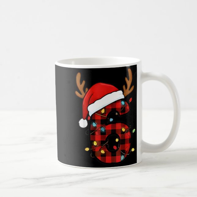 Number 6 Matching 67 Meme Christmas Costume Men Wo Kaffemugg (Höger)