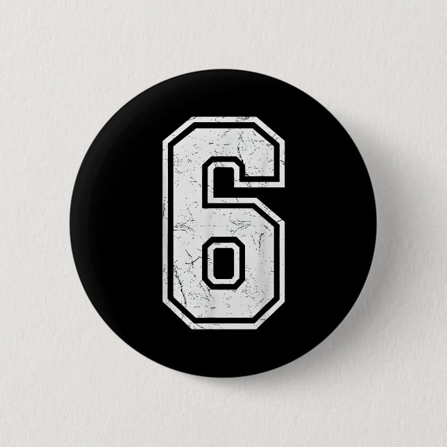 Number 6 Matching 67 Meme Costume Men Women Kids  Knapp (Framsida)