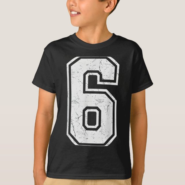 Number 6 Matching 67 Meme Costume Men Women Kids  T Shirt (Framsida)