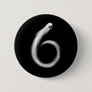 Number 6 Spöke Roligt Sex Sju 67 Halloween Meme Knapp