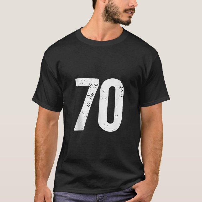 Number 70 Tank Top T Shirt (Framsida)