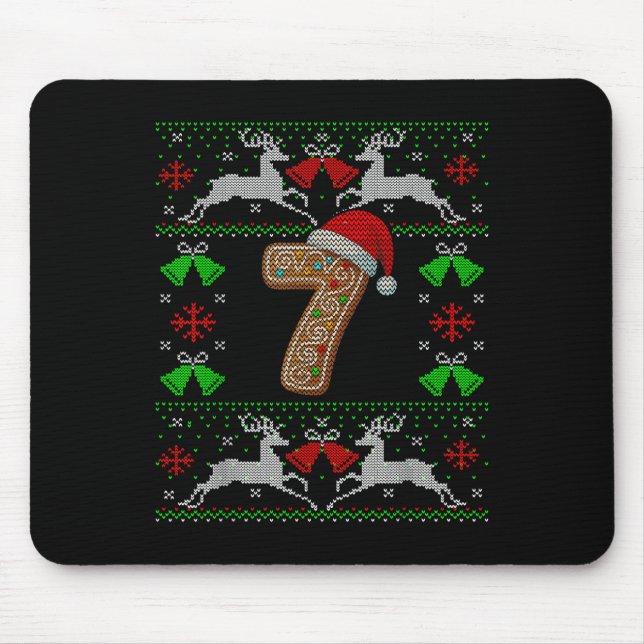 Number 7 67 Meme Funny Ugly Xmas Christmas Sweater Musmatta (Framsidan)