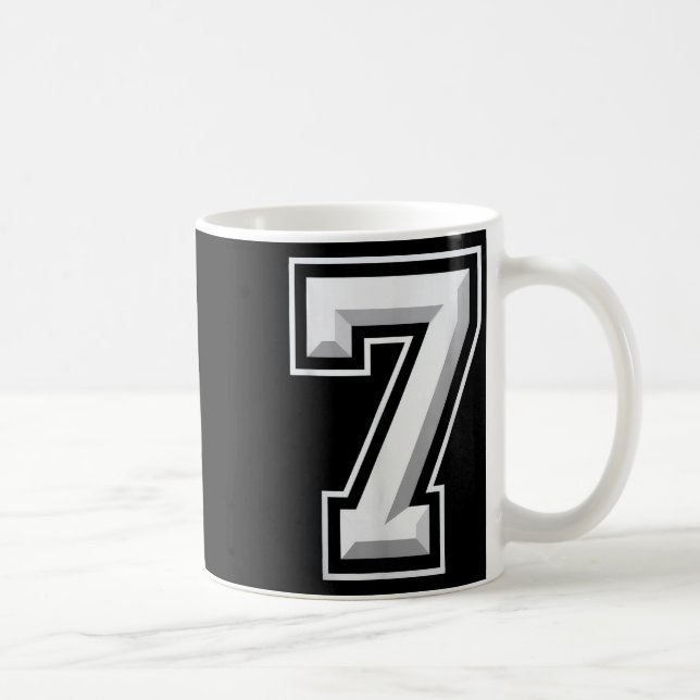 Number 7 67 Meme Matchning  Kaffemugg (Höger)