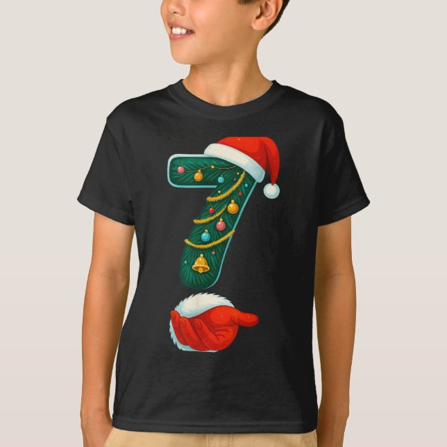 Number 7 6 Meme 67 Couple Pajamas Christmas Matchi T Shirt (Framsida)